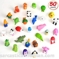 Yo-fobu 50 Pcs Pencil Erasers Animal Erasers 3D Cartoon Custom Shape Eraser Collection Party Favors Classroom Prizes | Carnival Gifts School Supplies B07L8BH7XJ